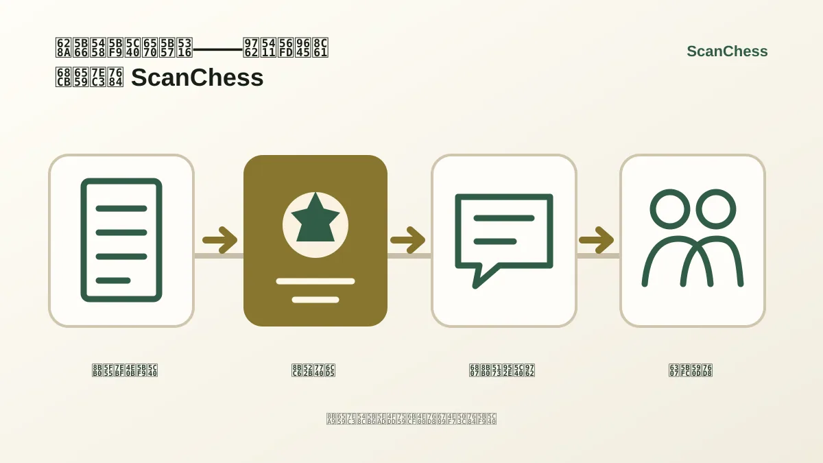 把学员对局数字化——面向国际象棋教练的 ScanChess的 ScanChess 工作流