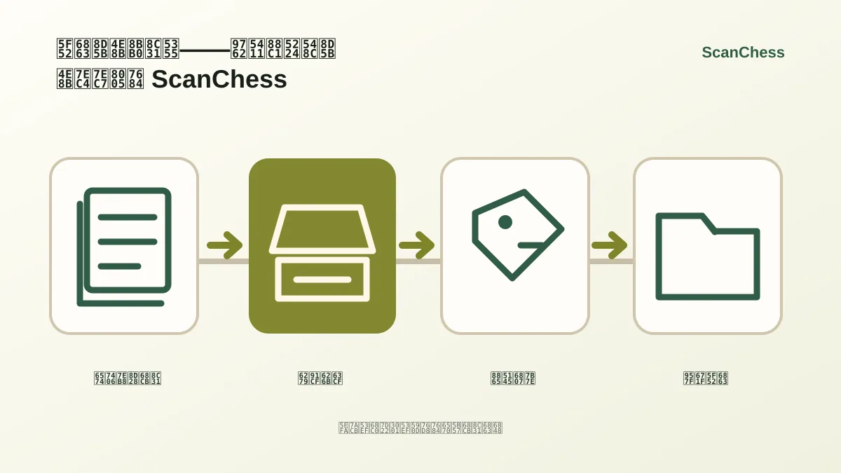 归档赛事记谱单——面向裁判和赛事组织者的 ScanChess的 ScanChess 工作流